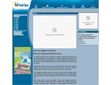 Tablet Screenshot of gulf-coast-spas.com